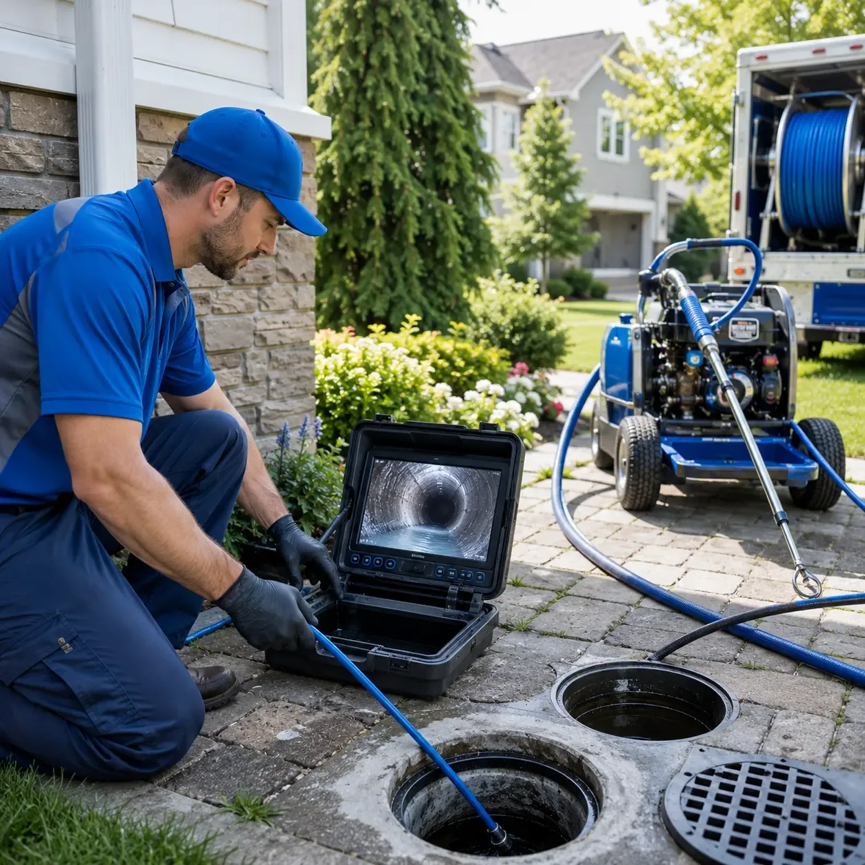 Outdoor drain cleaning professionals serving Bonham, TX